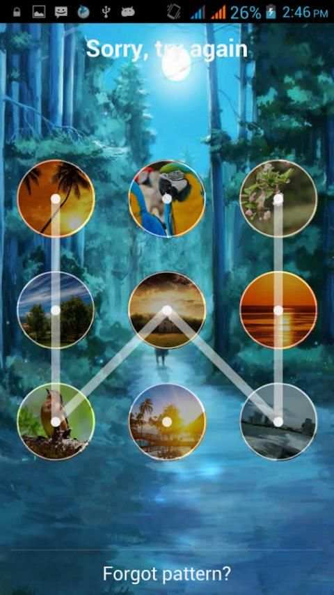 Photo Pattern Lock Screen screenshot 2