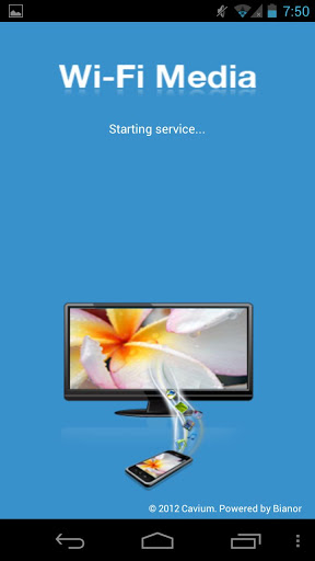 Wi-Fi Media - Media on TV icon