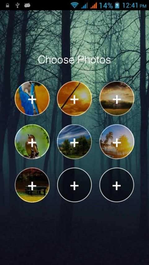 Photo Pattern Lock Screen screenshot 1