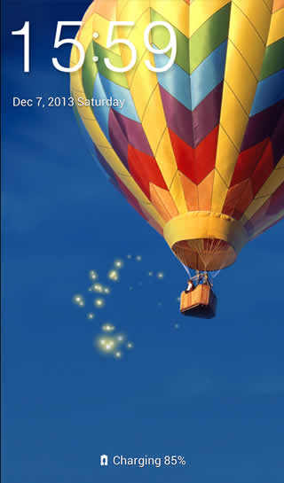Gold Particles Locker 2 تصوير الشاشة