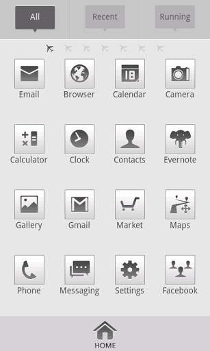 C.Grey Theme GO Launcher EX screenshot 2