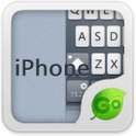 GO Keyboard iPhone theme on 9Apps