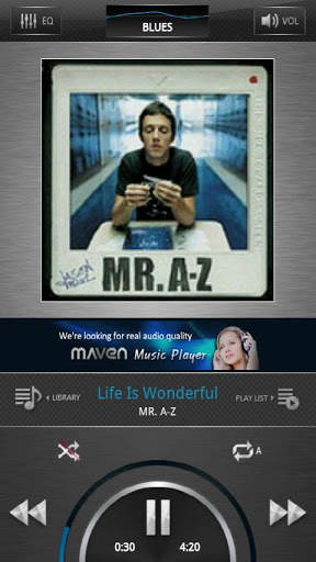 MAVEN Music Player screenshot 1