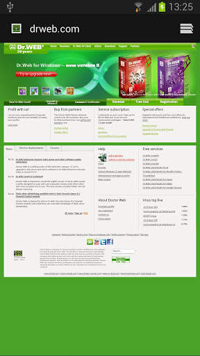 Dr.Web Launcher (beta) screenshot 1