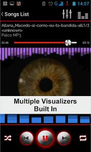 Music player with equalizer 3D screenshot 5