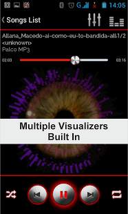 Music player with equalizer 3D screenshot 4