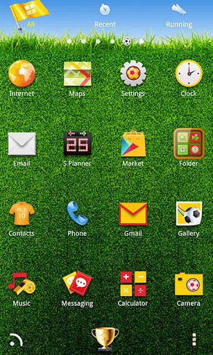 Football GO LauncherEX Theme скриншот 2