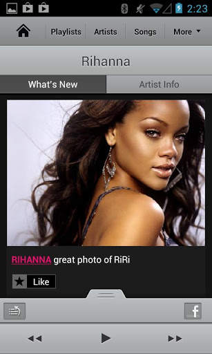Songbird Android Music Player screenshot 1