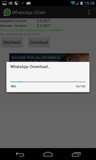 WhatsApp 2Date screenshot 3