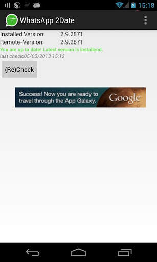 WhatsApp 2Date screenshot 1
