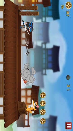 Stickman Ninja Rooftop Run screenshot 7