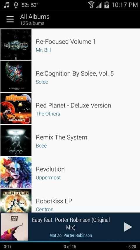 Cloudskipper Music Player скриншот 5