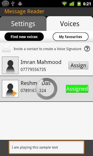 Message Reader 5 تصوير الشاشة