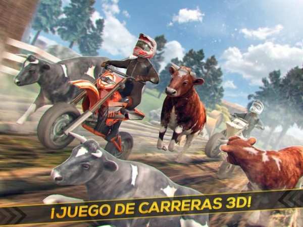Motocross Carrera en la Granja स्क्रीनशॉट 6