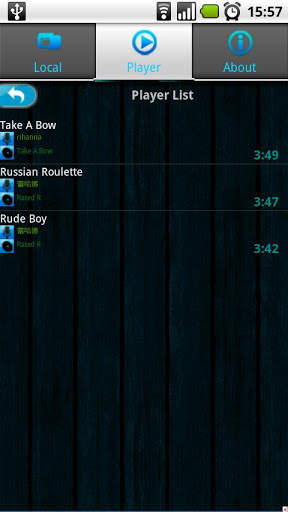 Music Player screenshot 1
