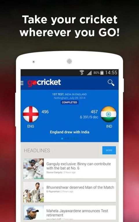 Cricket Score & News gocricket screenshot 6