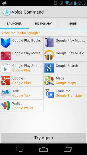 Voice Command screenshot 2