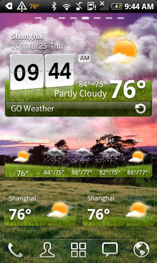 GO Weather Widget Skin LG screenshot 2
