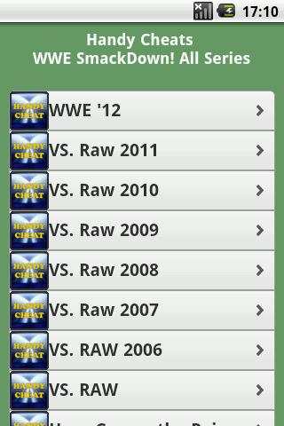 WWE SmackDown All Cheats स्क्रीनशॉट 1