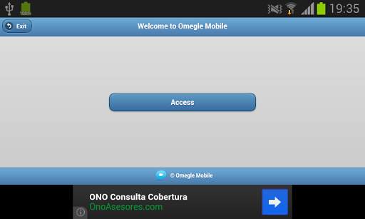 Omegle Mobile screenshot 1