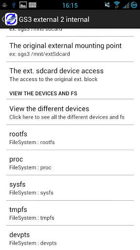 Root External 2 Internal SD screenshot 2