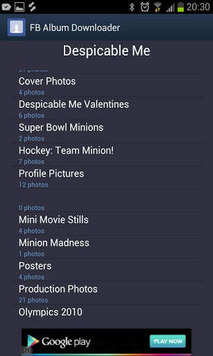 Facebook Album Downloader screenshot 5
