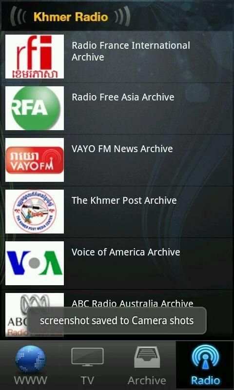 Khmer Live TV and Radio screenshot 1