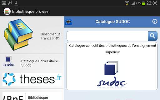 eLibrary Browser screenshot 5