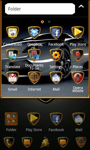GO Launcher EX Lamborghini screenshot 4