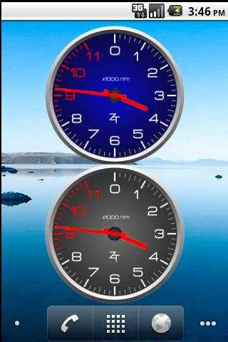 Color Tachometer Clocks Free screenshot 1