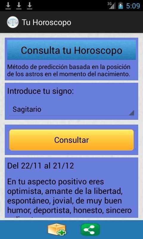 Horoscopo स्क्रीनशॉट 3