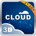 Cloud 3D Theme GO Launcher EX icon