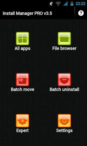 Install Manager v3.5 (App2SD) screenshot 1