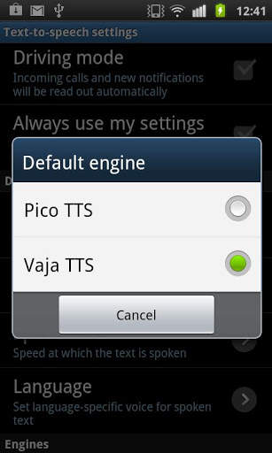 VAJA Text-to-Speech Engine स्क्रीनशॉट 3