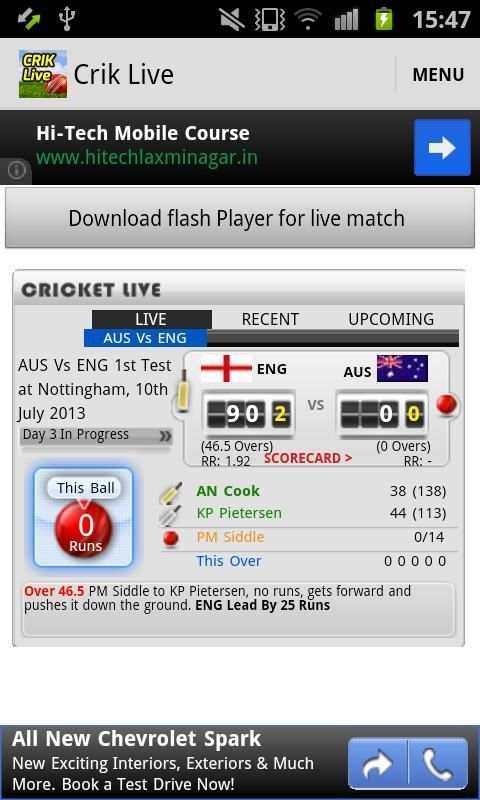 CRIK LIVE - Live Cricket screenshot 7