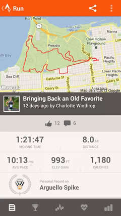 Strava Run GPS Running Tracker screenshot 1
