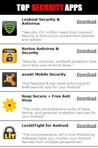 Top Security Apps screenshot 1