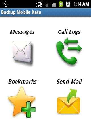 Backup Mobile Data screenshot 1