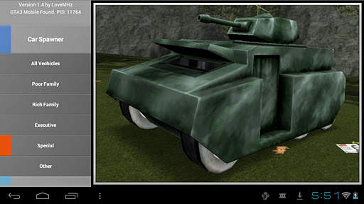 GTA III Mobile Trainer screenshot 2