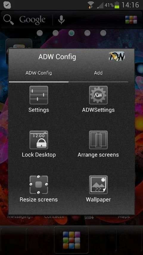ADW Theme Samoled screenshot 5
