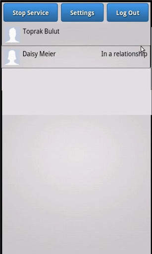 Facebook Relationship Notifier screenshot 2