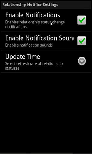 Facebook Relationship Notifier screenshot 3