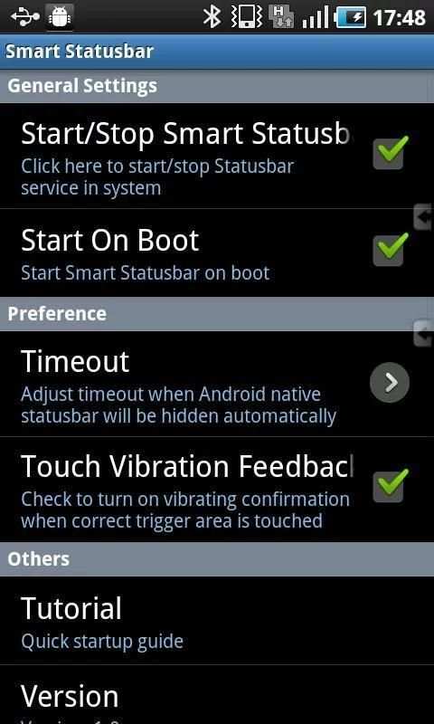 Smart Statusbar screenshot 1