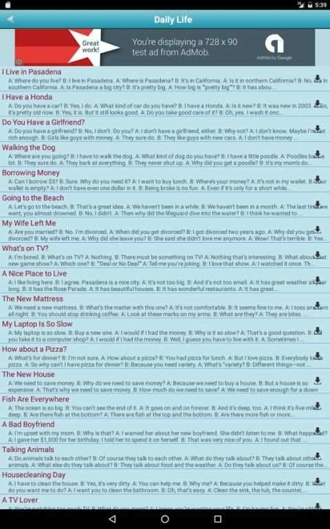 English Conversation скриншот 5