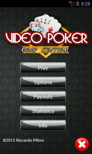 Video Poker - Black Edition screenshot 1