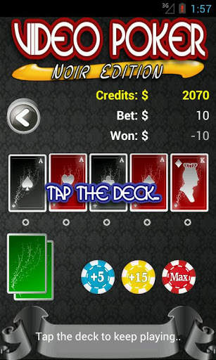 Video Poker - Black Edition screenshot 3