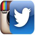 Instagram &amp;amp; Twitter followers icon