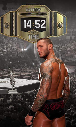 Randy Orton WWE Clock HD LWP screenshot 2