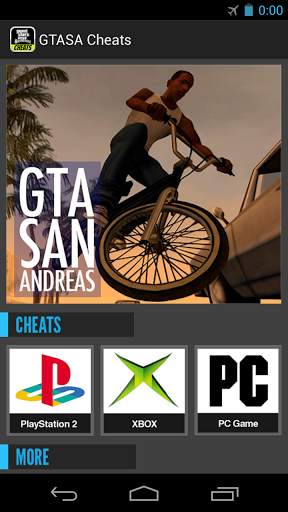GTA San Andreas Cheats скриншот 1