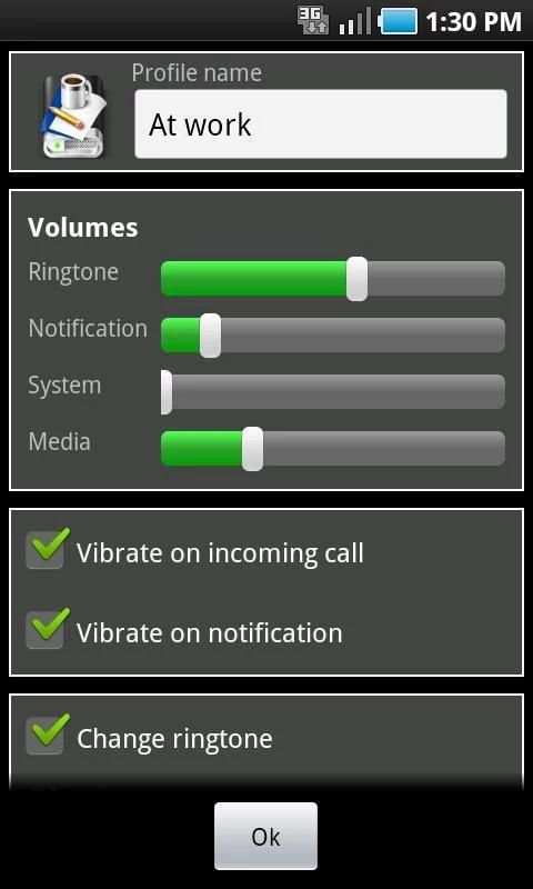 Audio Profile for Android Free screenshot 4